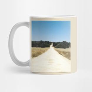 Heading down a white dusty road... Mug